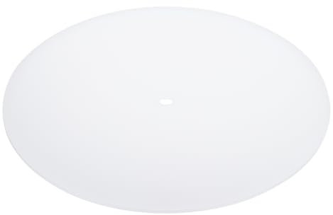 PATIKIL Lampenschirm Diffusor 15.5 Durchmesser mit 3/8 Acryl Mitte Loch Runder Diffusor für Trommel Lampenschirme Hängeleuchten Passt 16-18 Öffnungen Gefrostet Weiß