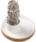 BEYLAB Soporte de Incienso Salvia Blanca para Soporte Varillas Incienso cerámica, Soporte Palo Santo, Cuenco Incienso, Velas, Manchas, Quemador Incienso, decoración Minimalista (Blanco Moteado)