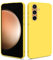 HSP Funda para Samsung Galaxy S23 FE 5G [Resistente al Polvo] Carcasa Protectora Silicona TPU | Anti-arañazos Antigolpes Anti-Choques | Protección de cámara | Suave Blanda Delgada Case | Amarillo