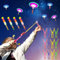 HENGBIRD 12 PCS LED Leuchtspielzeug Partyartikel, Leuchtspielzeug Schleuder, Fliegendes Spielzeug Party Set Led licht nacht Hubschrauber Led Springendes Spielzeug für Kinder Mitgebsel Kindergeburtstag