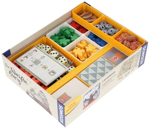Feldherr Organizer kompatibel mit Die Weiße Burg - Insert für Grundspielbox - Leichteres Sortieren - Schnellerer Spielaufbau - Besseres Spielerlebnis