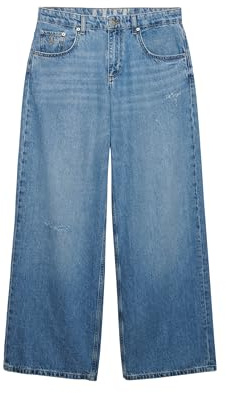 Superdry Damen Kultige Baggy Jeans mit mittlerer Leibhöhe