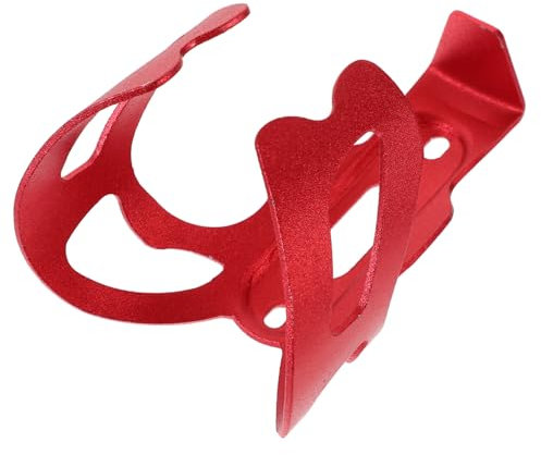 BESPORTBLE 1 Set Bottle Holder for Bike Bikes Bicycles Cup Holder Bike Holder Bike Cage Water Bottle Planet Pour Bottle Rack Bicycle Water Bottle Holder Bike Water Holder Red Aluminum Alloy