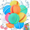 DBPBToU Globos de Agua Reutilizables para niños, juguetes con Globos de Agua para niños y adulto,piscinas, juegos acuáticos de verano en la Playa al aire libre, Juguetes Piscina (10-piezas)