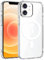 Exsight Magnetic Case for iPhone 12 Mini 5.4”, Clear Phone Cases Compatible with MagSafe, Military Grade Airbag Drop Protection, Anti-Yellowing, Anti-Scratch, Shockproof Cell Phone Cover, Transparent
