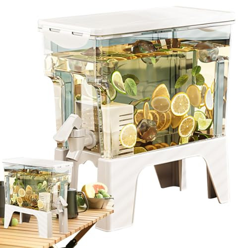 Kühlungslösung Getränkespender - Parteien Getränkespender, Wasserspender Jar | UV -Widerstandsspender Mit Großer Kapazitätsdesign Für Garten, Fensterbox, Pflanzer, Terrasse, Gehweg