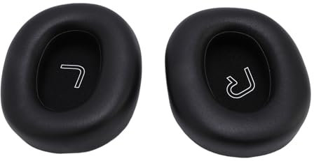 Kopfhörer -Ohrkissen, Speicherschaumschwamm Elastischer Schallschutz Kopfhörer -Ohrhörer für den Austausch (Black)