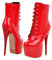 LIGIGWASH 1 Paio Stivaletti Lucida Chic per Inverno con Jeans e Gonne