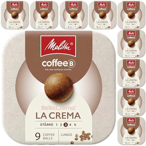 CoffeeB by Café Royal - 10x Bella Crema La Crema zu je 9 Coffee Balls 51g, 10er Pack (10x 9 Coffee Balls)