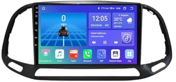 9 Autoradio Android 15 per Fiat Doblo 2015-2020 CarPlay & Car Stereo Multimedia Player con GPS WiFi BT USB FM Mirror Link SWC telecamera posteriore(2+32G)