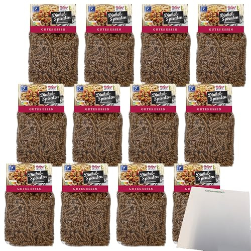 usy Bundle für Hofgut Dinkel-Spiralnudeln VPE (12x500g Beutel) + usy Block