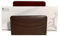 Dacasso Briefhalter, Leder, 13,97 x 5,71 x 12,7 cm, Schokoladenbraun