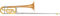 King 2104F Legend 4B in B/F Posaune - Messing lackiert