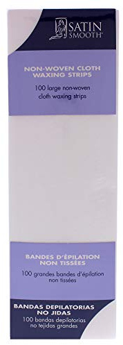 Satin Smooth Large Non-Woven Cloth Waxing Strips 100ct by Satin Smooth