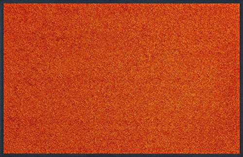 wash+dry Fußmatte, Burnt Orange 50x75 cm, innen und außen, waschbar