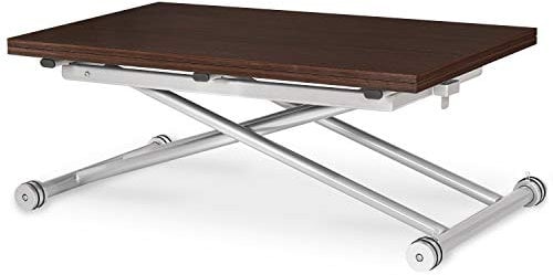 INTENSE DECO Table Basse relevable Philadelphia Imitation Bois wenge