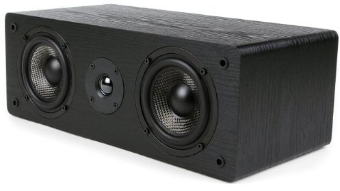 Micca MB42-C Altoparlante canale centrale per Home Theater, suono surround, passivo, 2 vie (nero, ciascuno)