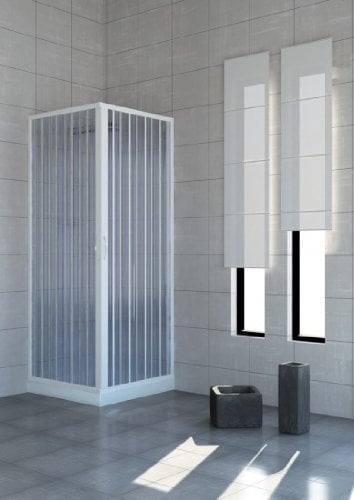 Cabina de ducha de PVC con fuelle – 2 lados 70 x 120 cm