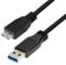 LogiLink CU0026 Câble USB 3.0 A Mâle/Micro B Mâle 1 m Noir