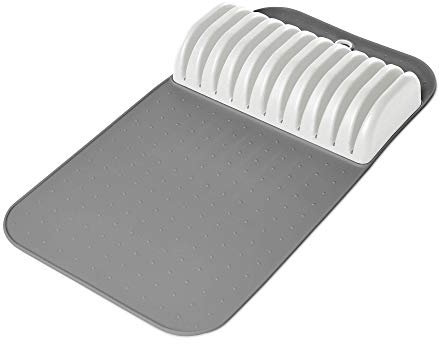 madesmart Tappetino per coltelli in-cassetto, bianco grigio