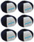 MyOma Merino Wolle Marine (Fb 409) - 6 Knäuel Dunkelblaue Merinowolle - Mischgarn Zum Stricken + GRATIS Label - 50g/120m - Weiche Mischwolle