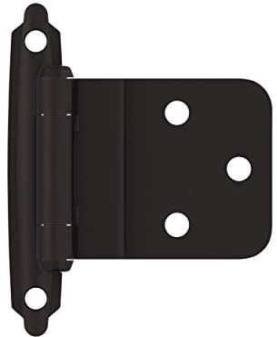 Amerock TENR3428ORB Zoll Einsatz Scharnier, Oil Rubbed Bronze, 3/8 in (10 mm) Inset
