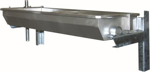 Kerbl Edelstahl Kipptränke 2,0m, zur Wandmontage