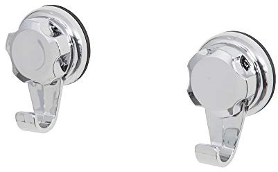 Compactor Bestlock Set 2 Ganci Piccoli da Parete, Fino a 3 kg, Acciaio Cromato Antiruggine, RAN4714