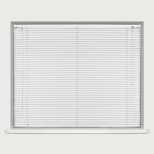 Pvc Wood Venetian Window Blind/Blinds Home Office Easy Fit (165x150, White) …
