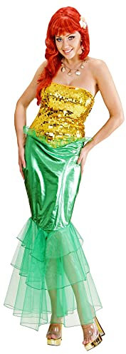 Widmann - Kostüm Meerjungfrau, Kleid, Sirene, Nixe, Faschingskostüme für Damen, Karneval
