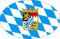 U24 Autoaufkleber Bayern mit Wappen Oval 10 x 6,5 cm