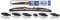 Alca W001610 Heckwischerblatt, 16 Zoll/40 cm Rear Classic