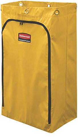 Rubbermaid Commercial Products Vinyl Bag yellow, 24-Gal.