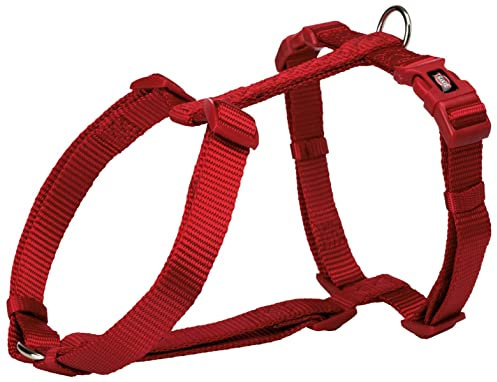 TRIXIE Premium H-Geschirr L: 60–80 cm/25 mm rot