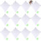 Joyibay DIY Flying Kite, 12PCS Kids Kites Making Painting White Paper Blank Kites with Swivel Line for Outdoor Park Beach Grassland Activities