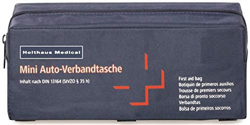 Holthaus Medical Mini KFZ Auto Verbandtasche DIN 13164 Verbandskasten von MBS-FIRE®
