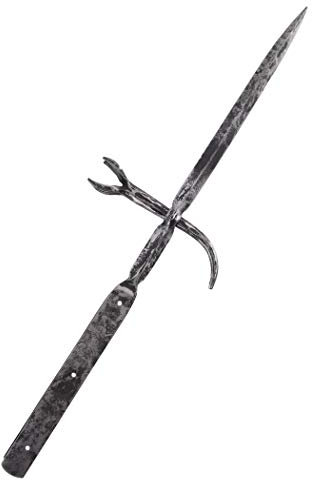 Ulfberth Luzerner Hammer, geschmiedet aus Stahl für Erwachsene - Lanzenspitze Helebarden ohne Schaft für Mittelalter und Reenactment