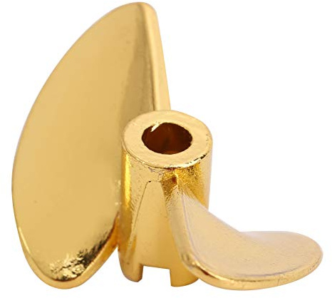 WNSC RC-Bootspropeller, Propeller aus Aluminiumlegierung mit großem Schub und 1 Stück für UDI RC-Boot für PC Ship Player für FeiLun FT016 FT007 FT012 FT009 FT011 FT010 FT016(Yellow Y)