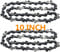 10 Inch Chainsaw Chain S40 3/8 LP Pitch .050 Gauge 40 Drive Links, 10-inch Replacement Chains Compatible with Remington, Greenwork, Sunjoe, Worx, Craftsman Pole Saw-2 Packs