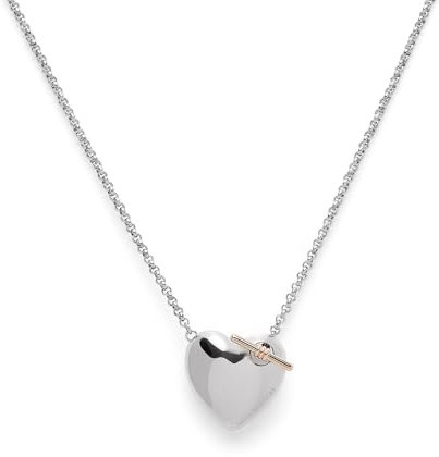 Olivia Burton Collar para Mujer Colección KNOT HEART en Acero Inoxidable con un Colgante en Forma de Corazón - 24100031