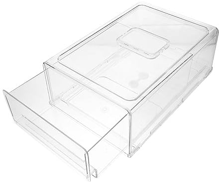 Zerodeko Stapelbarer Kühlschrank Organizer Mit Design Ausziehbare Aufbewahrungsbox Für Lebensmittel Zur Aufbewahrung Von Obst Gemüse Und Im Kühlschrank