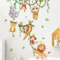 Wandtattoo Kinderzimmer Junge Wandsticker Dschungel Reben Wandaufkleber Löwe Affen Koala Tiere Tiger Wandsticker Kinderzimmer Babyzimmer Schlafzimmer Wanddeko