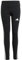 adidas Bambina Essentials 3 Stripes Leggings, Black/White, 9-10 Years