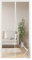 akgao Zanzariera Magnetica per Porta, 160x240cm Puro Colore Fibra di Poliestere Zanzariere per Finestre Autosigillante Tenda Zanzariera con Forte Magneti Domestici Bambini per Balcone Cantina-Bianco