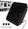 Extractor de Aire para Caravanas, 2,4W 12 V Ventilación de Aire Máxima para RV, Ventilador de Techo Extractor Reversible, Ventilador de Escape Lateral Silenciador para Autocaravana Remolque (Negro)
