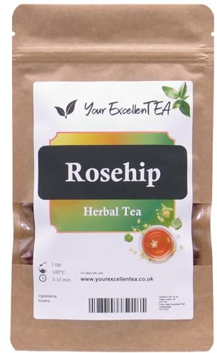 Your ExcellenTEA - Dried Rosehip Loose Tea - 500g, Dried Rose Petals, Wilde Rose Fruit Tea