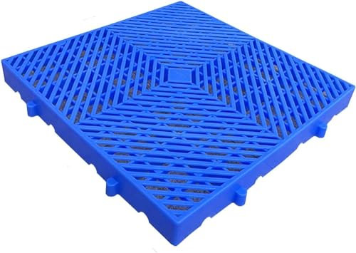 Gitterrost-Lüftungspalette Kunststoff-Palette, Kunststoffpalette, wasserdichte Gitterlüftungsbodenpalette for Garagen, Supermärkte und Kellergitterlüftungspaletten(50x50x5cm)
