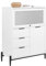 SoBuy Sideboard Küchenschrank Kommode Flurschrank Buffet Küchekommode Aufbewahrungsschrank Weiß BHT ca. 86x108x40cm FSB94-W