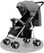 Sianldcone Leichter Kinderwagen Multifunktional Buggy Sicher Reisebuggy Dämpfung Buggy Klein Zusammenklappbar (B013 Grey)