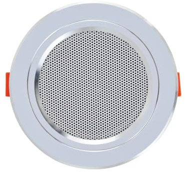 Gvvsjgdbis Mini Ceiling Speaker 12W HiFi Stereo Loudspeaker Home Theater Sound System Public Address Background Audio Bathroom